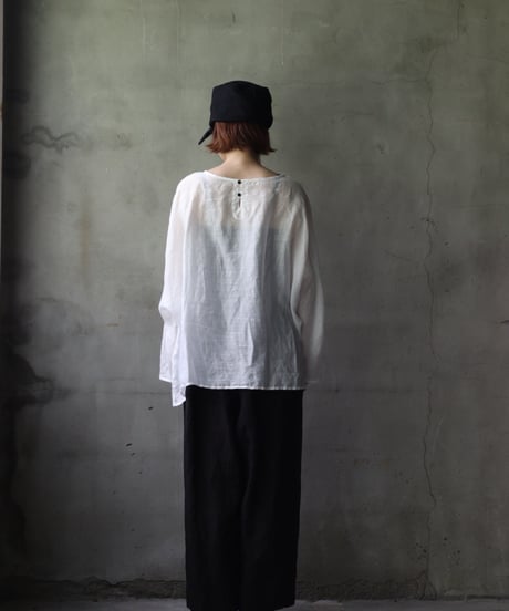 cavane キャヴァネ / Wide Linen100 TrousersⅡ パンツ/ ca-25123