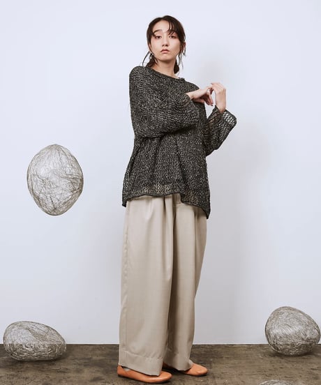 Dulcamara ドゥルカマラ /よそいきシンプル２タックワイドPT UNISEX / dl-25009(D125-P1153)