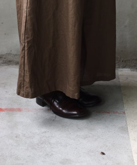 cavane キャヴァネ / Wide Petti Pants Linen/Cottonパンツ/ca-25094