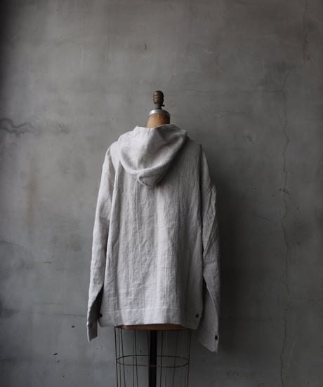 klauseクロイゼ / Hoodie Belarus Linen綾織/中厚手/ kla-26017