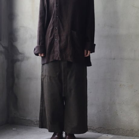 BIEK VERSTAPPEN リネン ストール（グリーン） Unisex biekverstappen