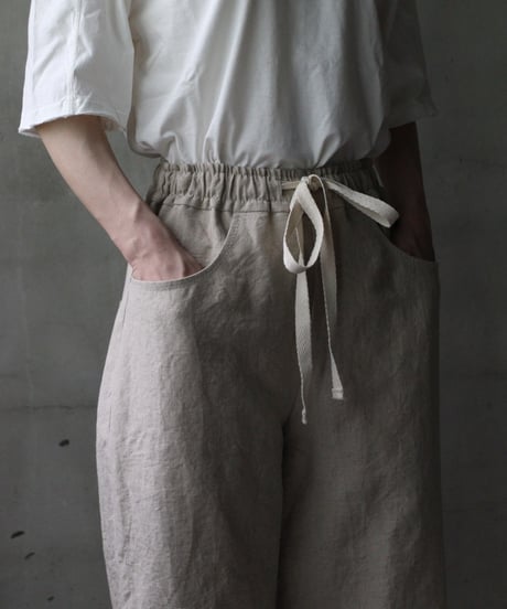 der antagonist デ アンタゴニスト / Trousers Linen100パンツ/ P20BLEC25