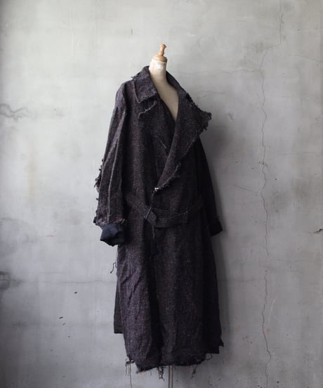 KLASICA クラシカ / Cut off Hem Blend Gown Coat" HM-C " / kl-25032