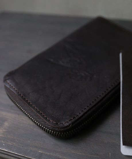 ALEKSANDR MANAMISアレクサンダーマナミ/ AM-T SOFFIETTO WALLET - BROWN革財布 /am-26016