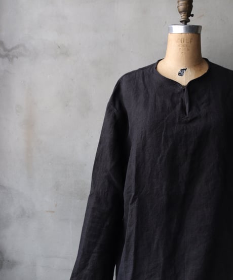 klauseクロイゼ / 天日干し綾Twill Linen C.S.P.O Shirt / kla-26023