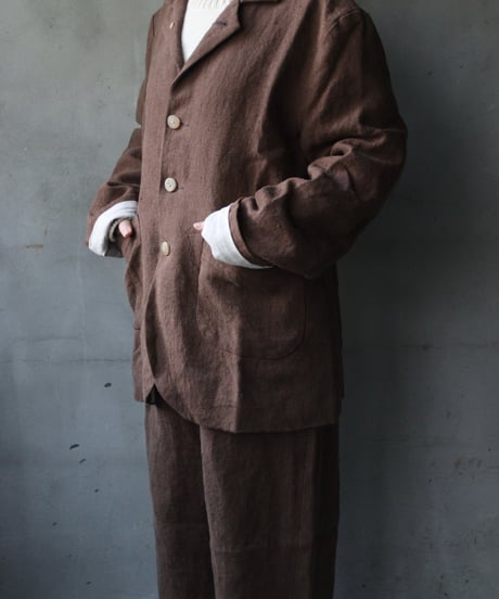 der antagonist デ アンタゴニスト / Belgian linen locksmith jacketジャケット /J30BLTB23/24