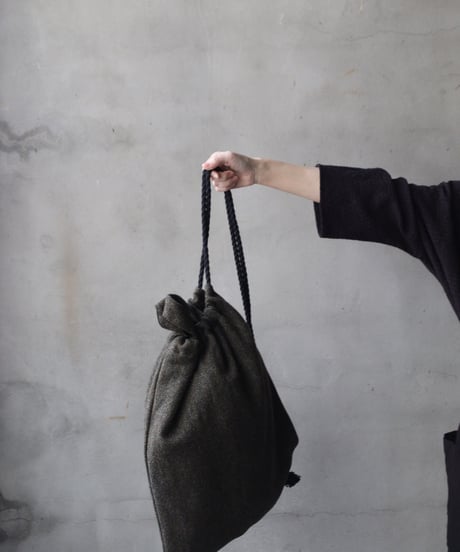 cavane キャヴァネ / Rope sack wool100バッグ/ ca-25170