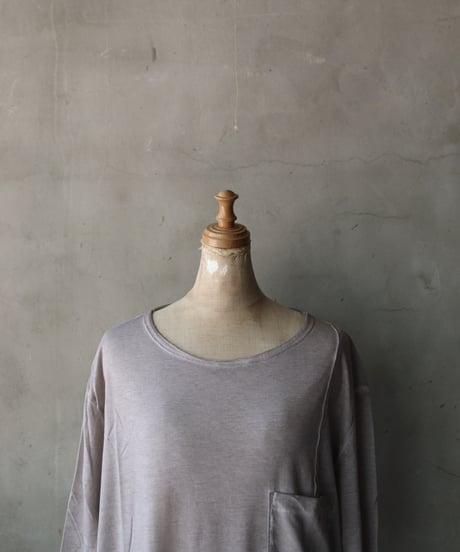 daubドーブ / SIDE PANEL OVER T-SHIRT WITH POCKET Tシャツ / da-25009