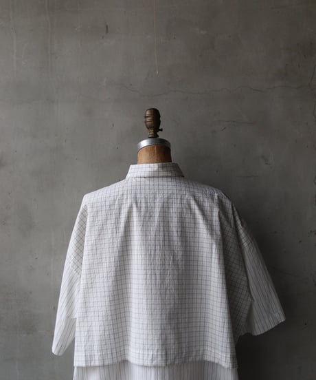 Dulcamara ドゥルカマラ / ショートスリーブトレンチシャツSHIRT UNISEX / dl-26003(D126-T624)