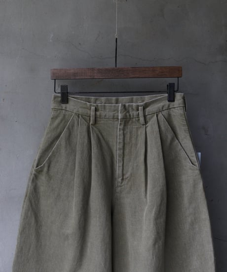 Dulcamara ドゥルカマラ / デニムスラッシュ ヘムPT UNISEX / dl-24019(D224-P638)