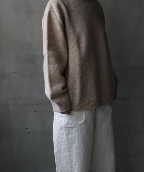Euro select ユーロセレクト / cram-oxford crew neck knit pullニット/ cra-25001