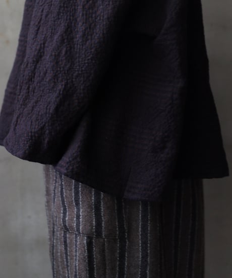 cavane キャヴァネ / Tunic long-sleeve Cotton&Woolシャツ / ca-25153