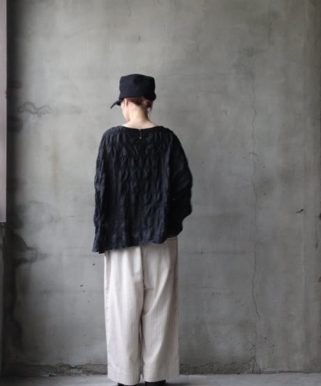 cavane キャヴァネ / St-Wide TrousersⅡ Cotton&Linenパンツ/ ca-26046
