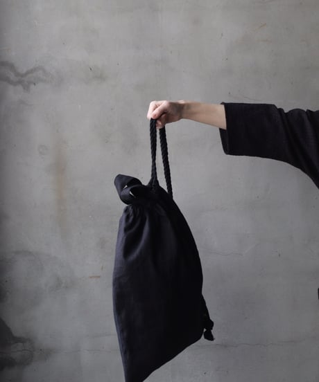 cavane キャヴァネ / Rope sack linen & washi100バッグ/ ca-25168
