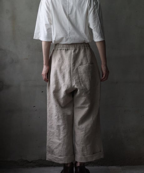 der antagonist デ アンタゴニスト / Trousers Linen100パンツ/ P20BLEC25