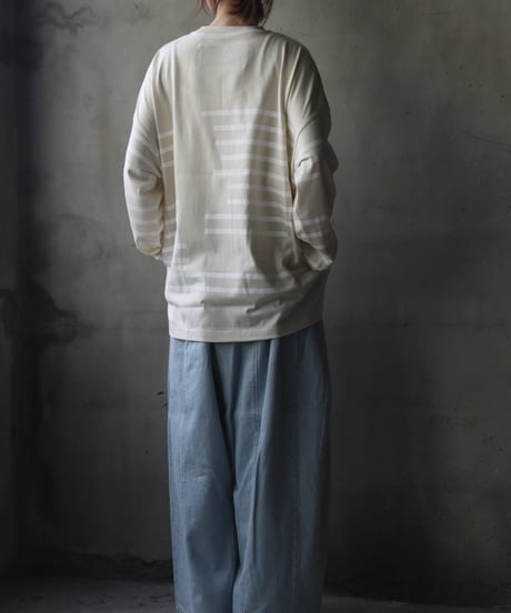 Dulcamaraドゥルカマラ / グリッチボーダーロンT UNISEX / dl-24015(D224-T1187)