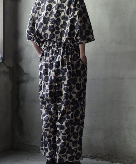 cavane キャヴァネ / Wide Cotton/Linen100 TrousersⅡ パンツ/ ca-25109
