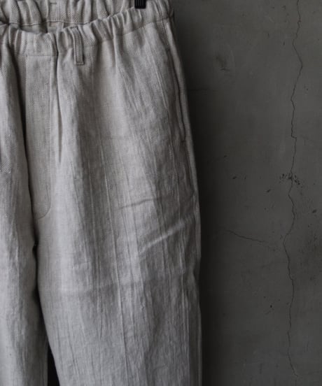 klauseクロイゼ / Belarus Linen綾織/中厚手Loose Fitting Tapered Wide 2 / kla-26006