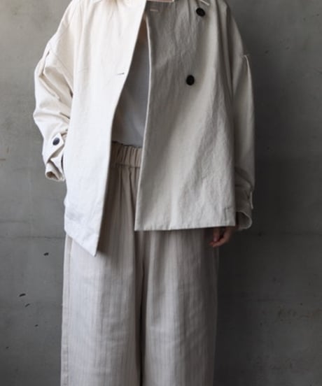 cavane キャヴァネ / Short trench JK Cotton&Linen100ショートトレンチ / ca-26045