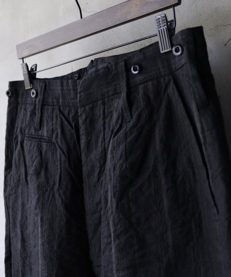 KLASICA クラシカ / Cut off Bold Straight Trousers "GALWAY" RSパンツ/ kl-25010