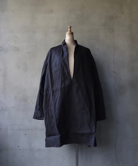 KLASICA クラシカ / Neo Collar P/O Shirts "SH-045"-BGシャツ / kl-25002