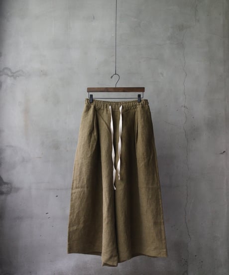 der antagonist デ アンタゴニスト / Wide Sailor Pants linen100パンツ/ P22BLFG26