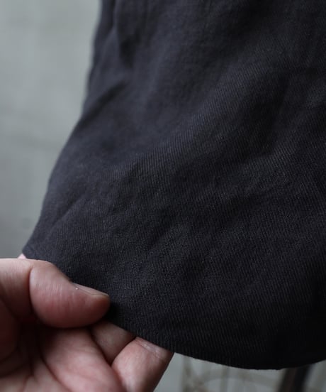 klauseクロイゼ / 天日干し綾リネンC.S.Slit Neck Shirt / kla-25033