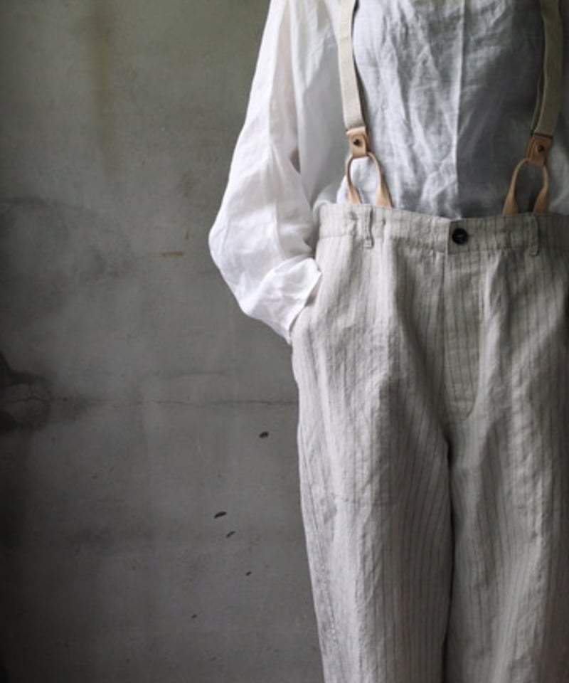 cavane キャヴァネ / Over-pants with suspenderパンツ / c