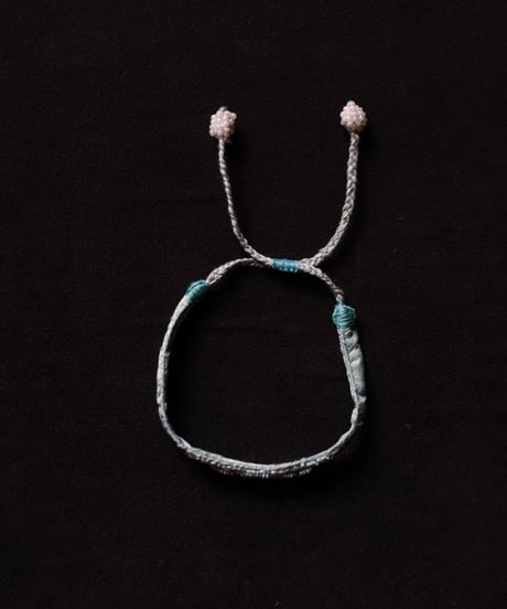Antonia Rossi (Antomoon)/ Artisan Embroidered bracelets in vintage silkブレスレット / An-26012