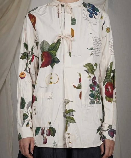 ALEKSANDR MANAMISアレクサンダーマナミ/ LES FRUITS WORKERS BOW SHIRTプルシャツ / am-26006