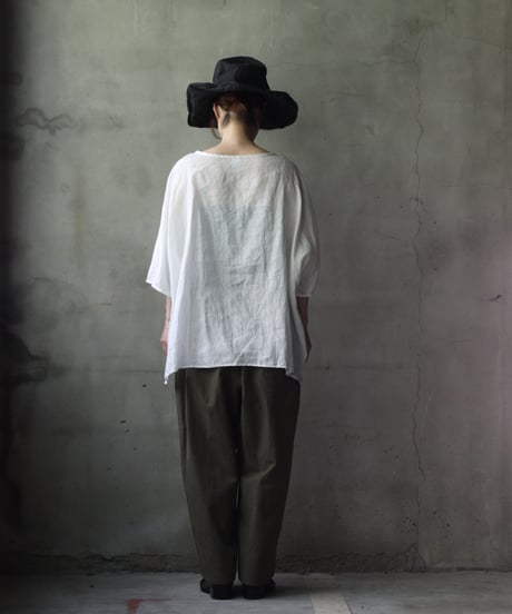 cavane キャヴァネ / Wide Cotton/Linen100 TrousersⅡ パンツ/ ca-25108