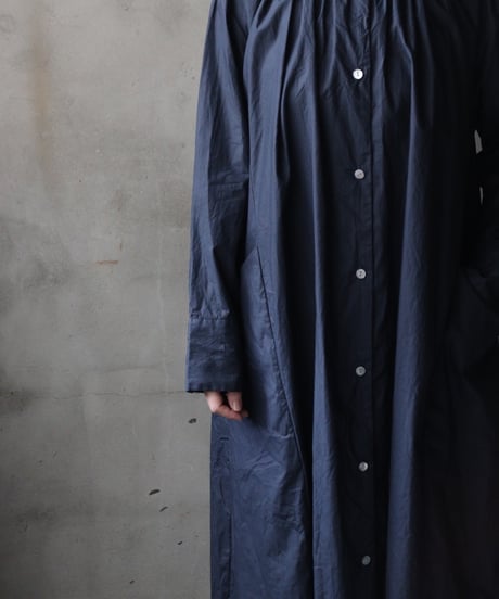cavane キャヴァネ / Organic cotton Gathered-Dressワンピース / ca-25760
