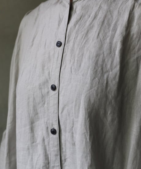 cavane キャヴァネ / Balloon sleeve dress linen100ワンピース / ca-25058
