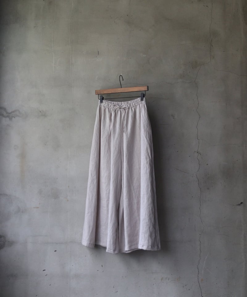 cavane キャヴァネ / Wide Petti Pants Linenパンツ/ca-250 cavane キャヴァネ / Wide Petti Pants Linenパンツ/ca-250