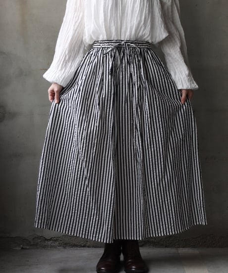 cavane キャヴァネ / Gatehered Petti Skirt Cotton100スカート/ ca-26052