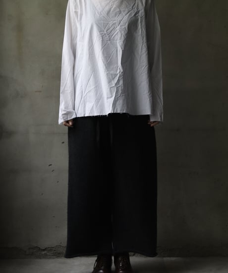 SCHA シャー/ Boat Neck Long Sleeve Top " OE " / Sc-22018 ( Art#1591)