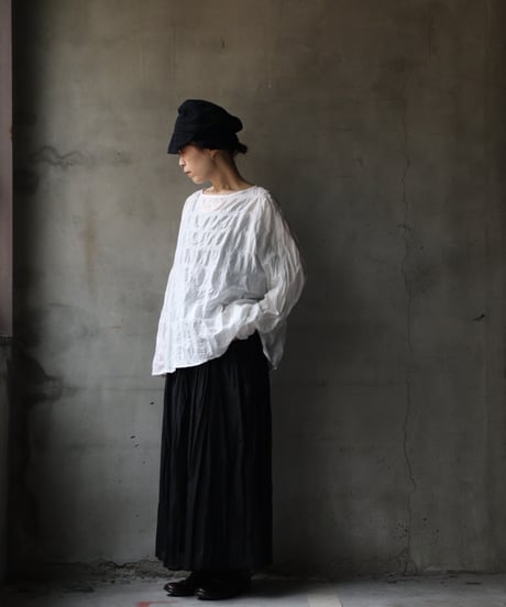 cavane キャヴァネ / Tunic long-sleeve cotton100シャツ / ca-26026