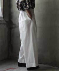 cavane キャヴァネ / Wide Cotton/Linen100 TrousersⅡ パンツ/ ca-25107