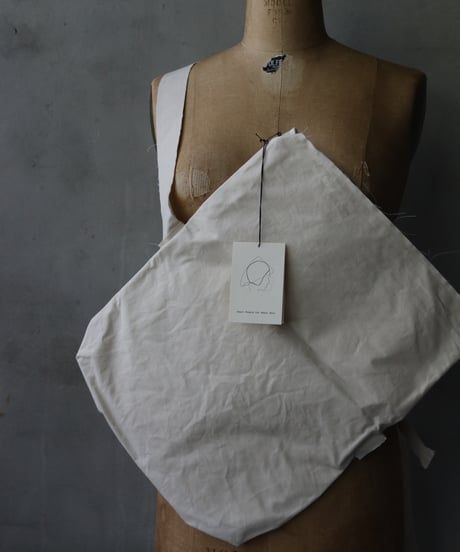 SCHA シャー/ Double Bottom Shoulder Bag waxed cotton / Sc-24013(Art#1654)