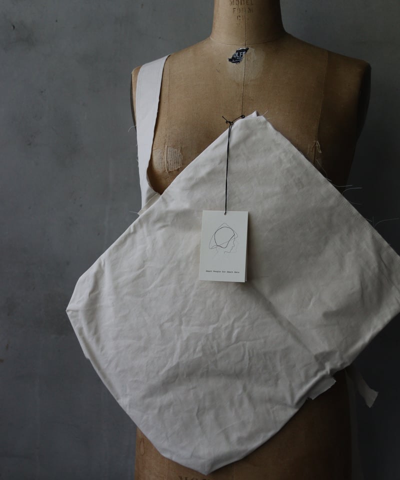 SCHA シャー/ Double Bottom Shoulder Bag waxed cott