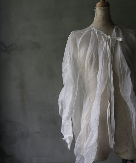 SCHA シャー/ Round Neck Open Volume Top " OE "-ORGANZA SILK- / Sc-23023 ( Art#1583)