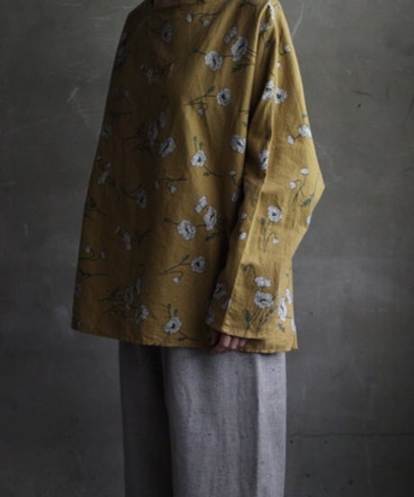 cavane キャヴァネ / Brushed-Cotton Long-sleeveシャツ / ca-24201