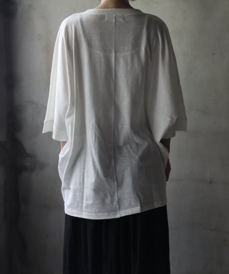 cavane キャヴァネ / Round-Neck dolman Tシャツ / ca-24110A