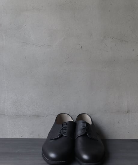 Euro select ユーロセレクト  / Dead stock French service Blucher plain toe革靴  / eu-22001