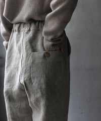 der antagonist デ アンタゴニスト / Belgian linen-trousersパンツ /  P12BLFLC23/24