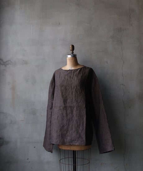 klauseクロイゼ / Herdmans Irish Linen C.S.Boat Neck Shirt / kla-26013
