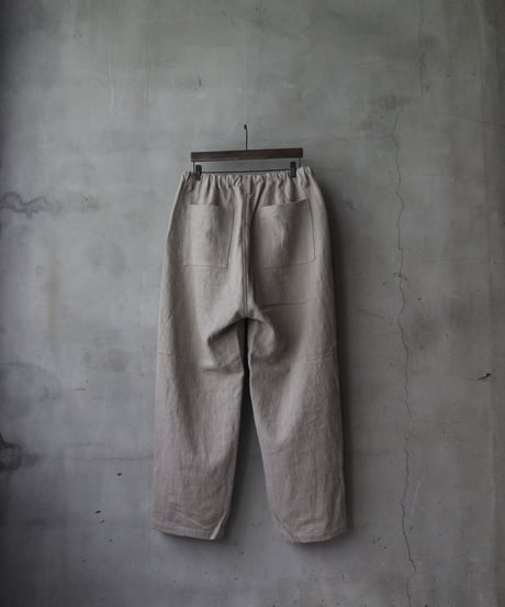 klauseクロイゼ / Belarus Linen Loose Fitting Tapered Wide 2 / kla-25044