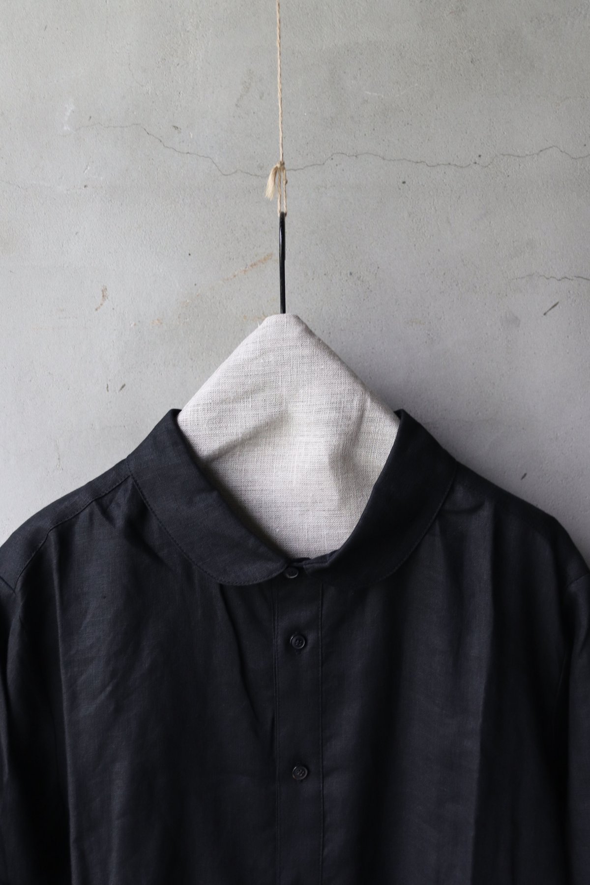 ALEKSANDR MANAMISアレクサンダーマナミ/LINEN BLACK WORKER