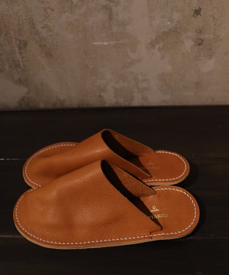 TATAROU x CAVANE 20TH ANNIVERSARY / Limited Leather-slippers革スリッパ / Tat-24002
