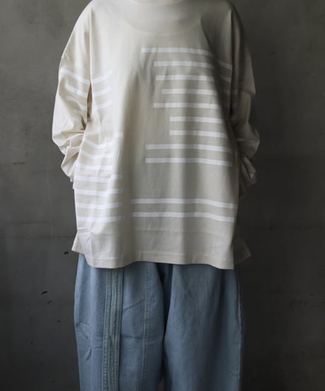 Dulcamaraドゥルカマラ / グリッチボーダーロンT UNISEX / dl-24015(D224-T1187)